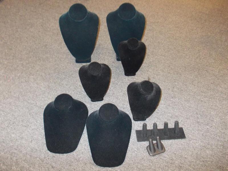 Lot Of 9-Assorted Black Displays...