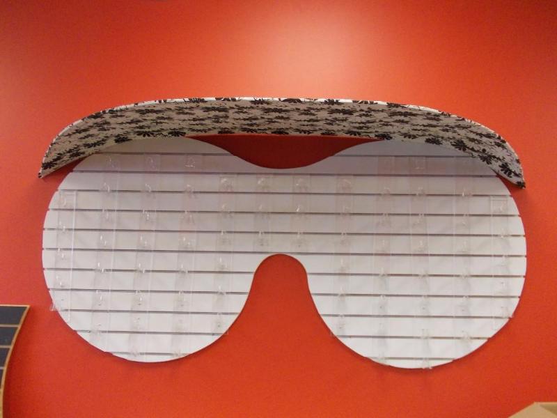 White &quotSunglasses With Visor&q...