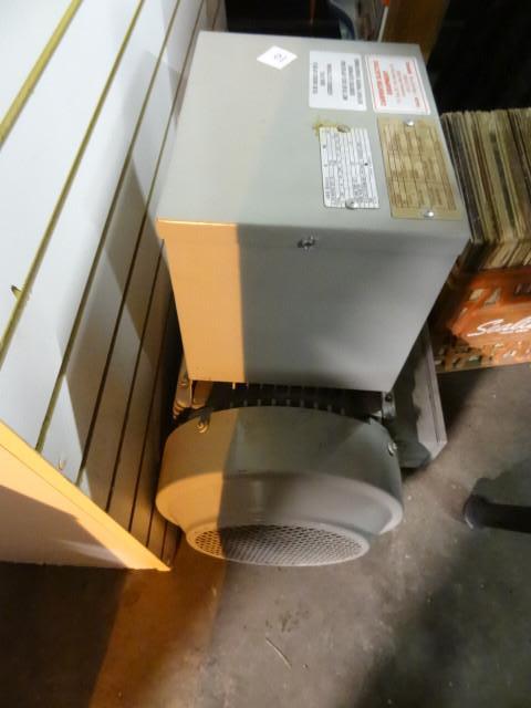 lot 10 image: Carpenter 3 phase converter. 15 HP....