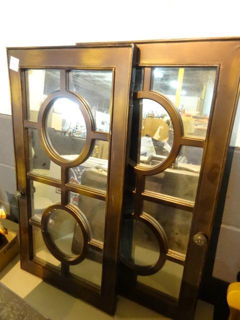 lot 100 image: Decorative wall hangimg mirror. Qty...
