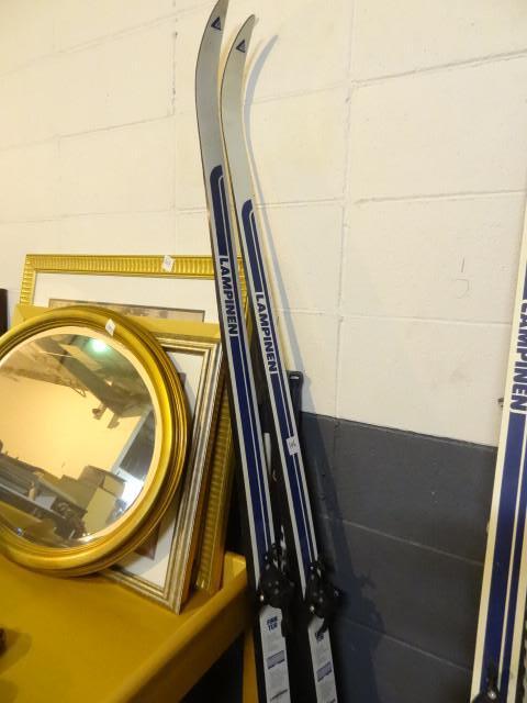 lot 106 image: Pair of Lampinen cross country skis...