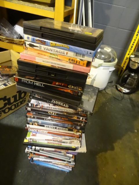 lot 116 image: Large stack of DVDs...