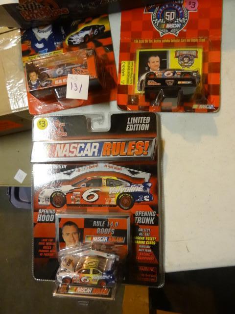 lot 131 image: 3 Mark martin Nascar collector cars...