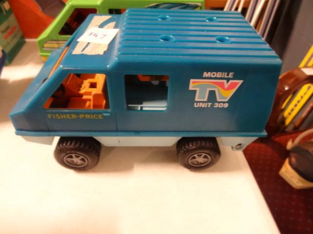 lot 147 image: Fisher Price vintage van #309...