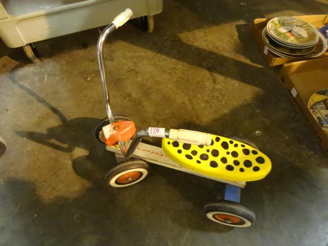 lot 150 image: Vintage Playskool scooter...