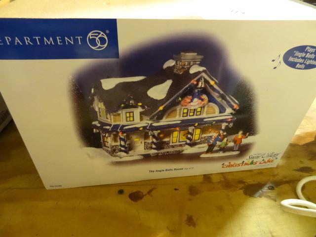 lot 178 image: Dept 56 snow village. The jingle be...