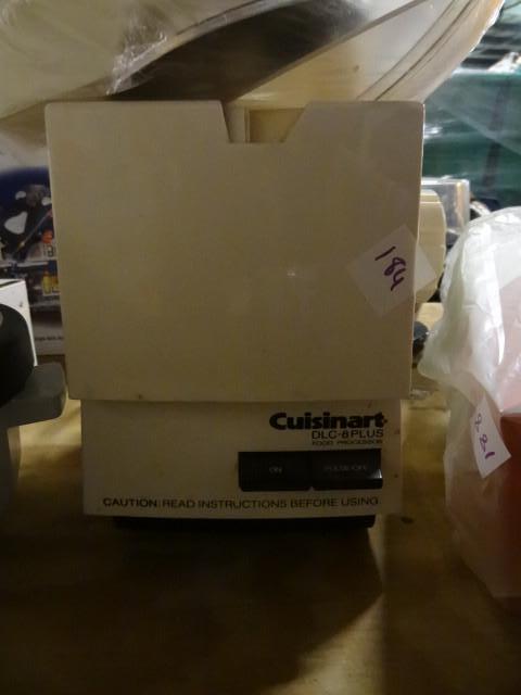 lot 184 image: Cuisinart DLC-8 food processor. Not...