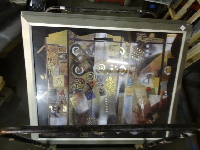 lot 64 image: Framed art prints. Qty 4...