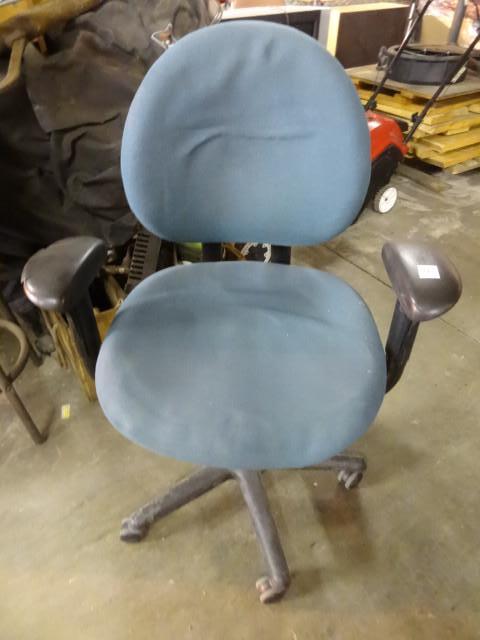 lot 72 image: Office chair on wheels...