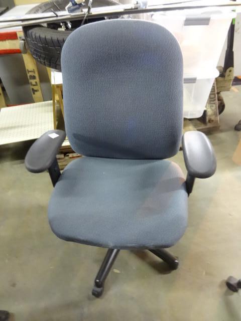 lot 74 image: Office chair on wheels...