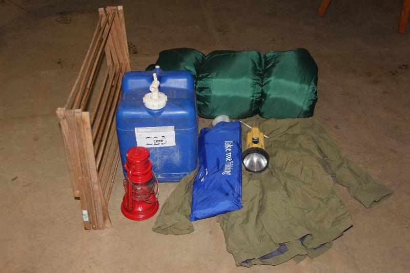 Lot of (8) Items (1) Wood, Cloth D...
