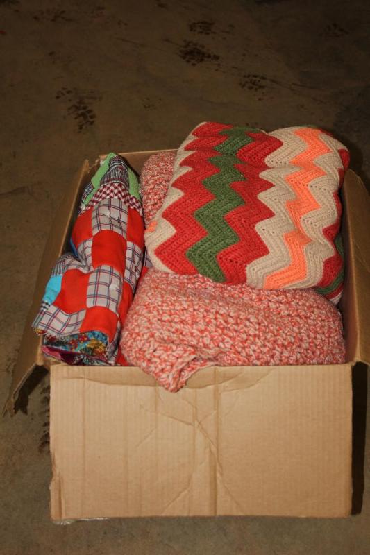 Box Lot of (5) Blankets...