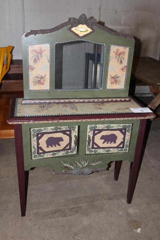 Vintage Decorative Night Stand, wit...