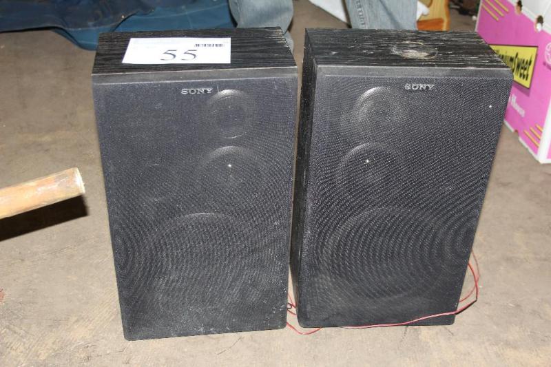 Lot of (2) Sony Speakers, Model# SS...