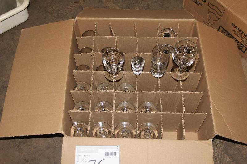 Lot of (27) Items (12) Glass, Gobl...