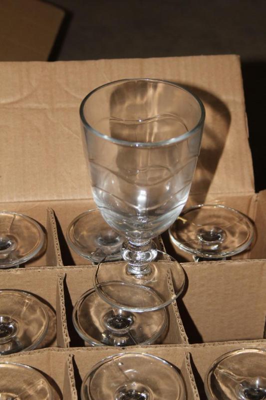 Lot of (12) Glass, Goblets...