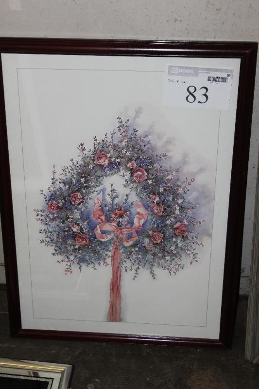 Wreath Flower Heart, Painting, 22&q...