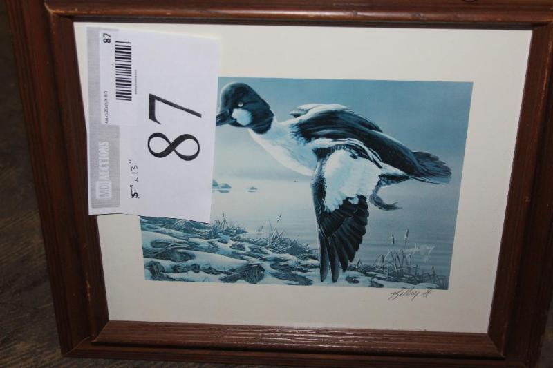 Flying Duck, Painting, 15&quot L x...