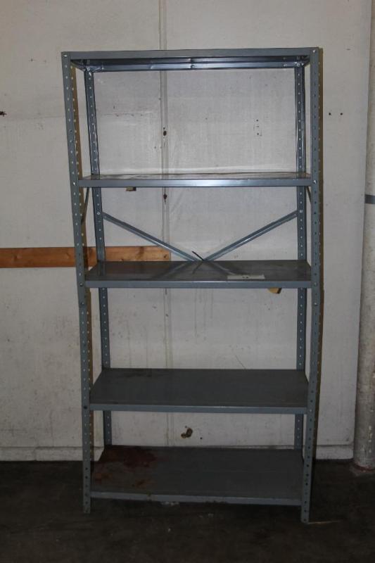 Metal Shelving Unit, Collapsible, 3...