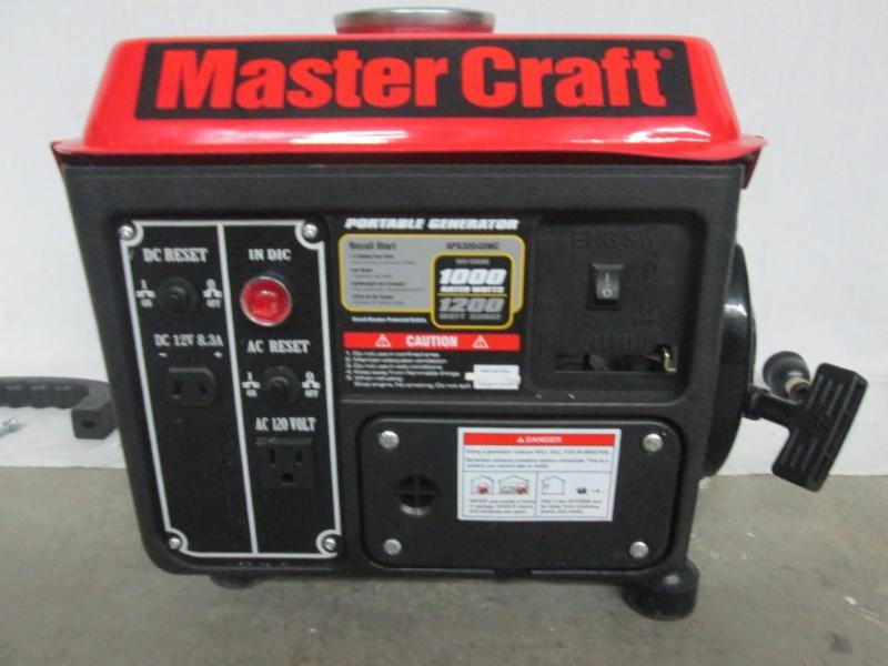 Master Craft 1200 Watt Generator Wh... April Store Returns 4 KBID