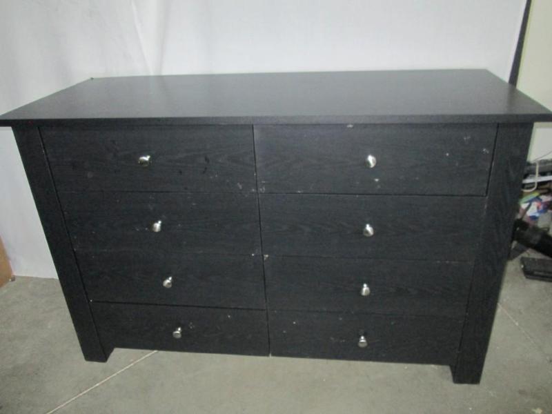 MyHome 8 Drawer Dresser - Black Con...