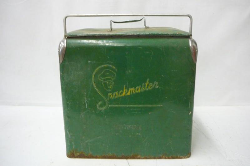 Vintage Snackmaster&nbsp Tin coole...