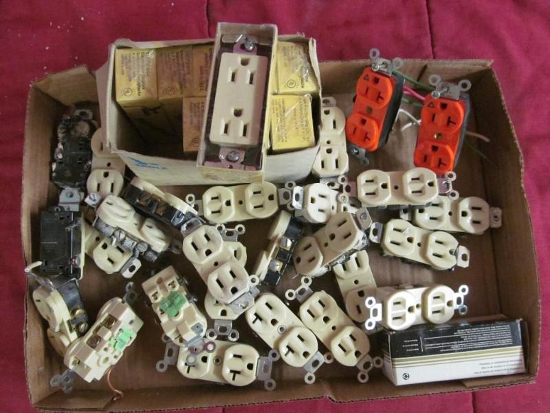 lot 113 image: Box of Outlets - Some New...