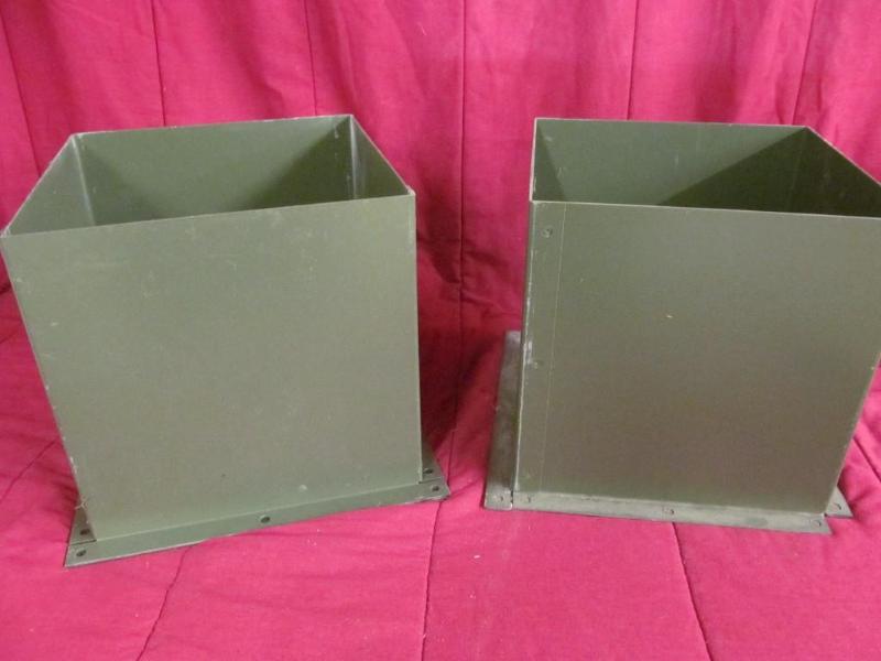 lot 125 image: Cement Post Forms (2) 12" x 12...