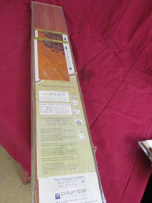 lot 137 image: Columbia Laminate Flooring 47 14&q...