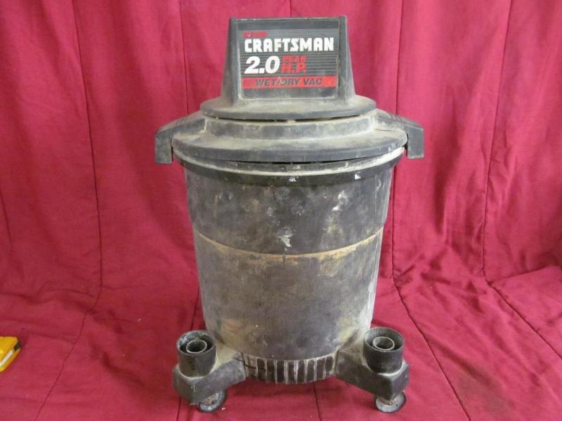 lot 140 image: Craftsman 2.0 HP WetDry Shop Vac, ...