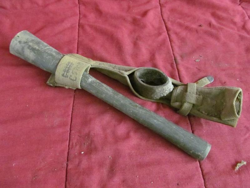 lot 170 image: Vintage Pick and Ax with wood handl...