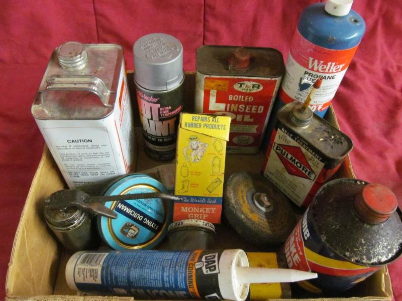lot 173 image: Animal Spray, Paint, Linseed Oil, P...