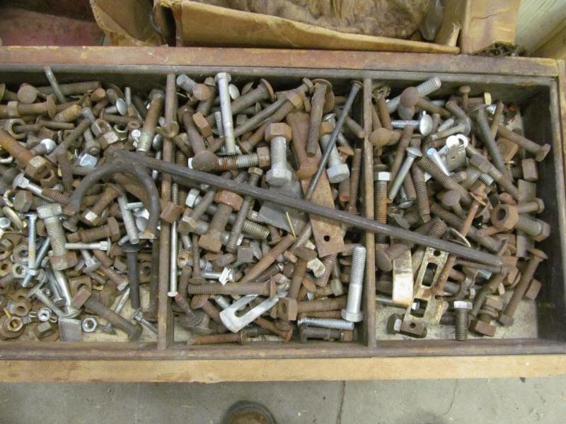 lot 219 image: Large Variety of Bolts, Nuts, and W...