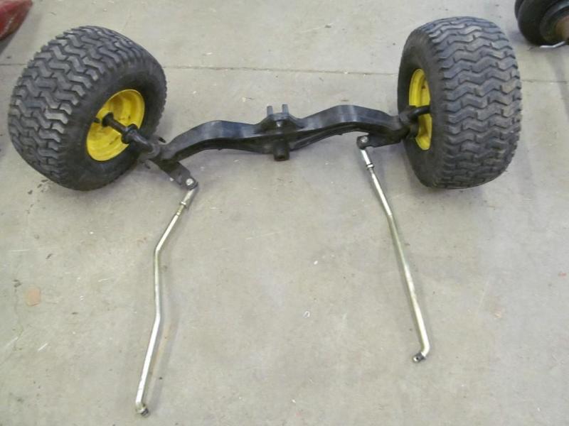 lot 234 image: Front Axle Off a John Deere Lawn Tr...