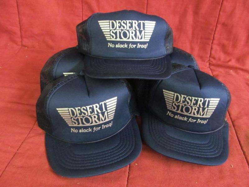 lot 27 image: 5 Desert Storm Hats...