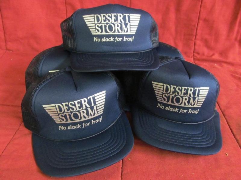 lot 29 image: 5 Desert Storm Hats...