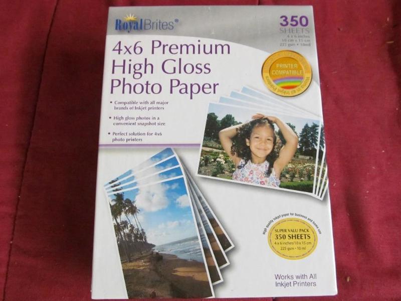 lot 38 image: 4" x 6" premium High Glos...