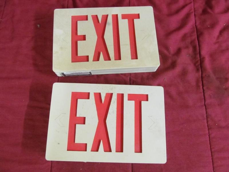 lot 83 image: 2 Exit Emergency Lighting...
