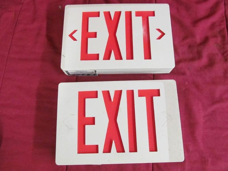 lot 84 image: 2 Exit Emergency Lighting...