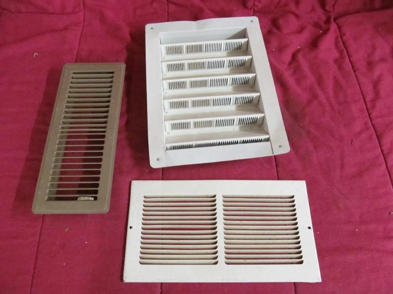 lot 95 image: 4 Register Covers and Attic Vent...