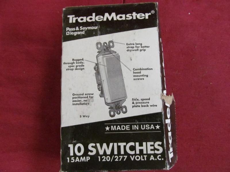 lot 99 image: 10 Trade Master Decorator Switch Pa...