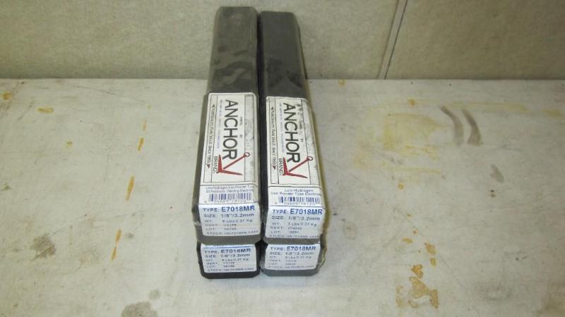 4 boxes of new welding rods...