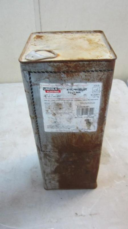Can of new Lincoln Welding rods...