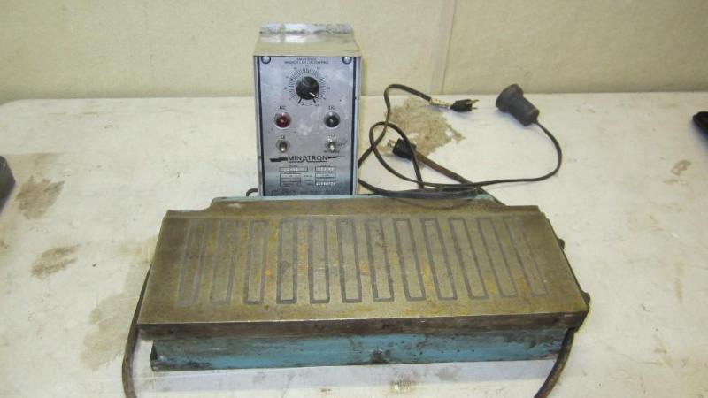 Magnetic table vise with controller...