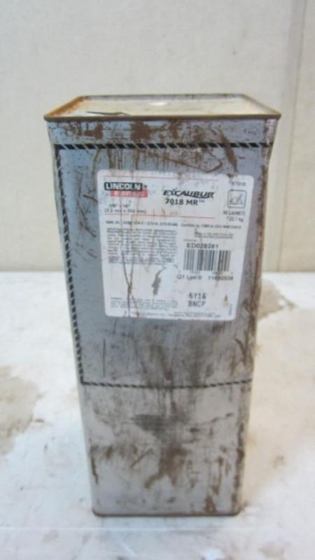 Can of new Lincoln Welding rods...