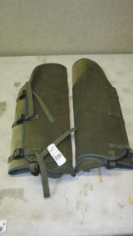 New snake leg guards...