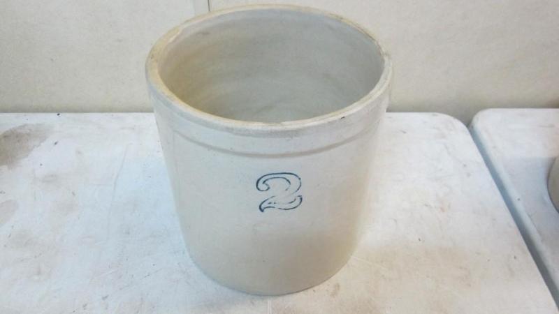2 gal stone crock...