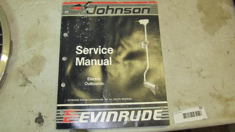 Johnson boat motor repair manual...