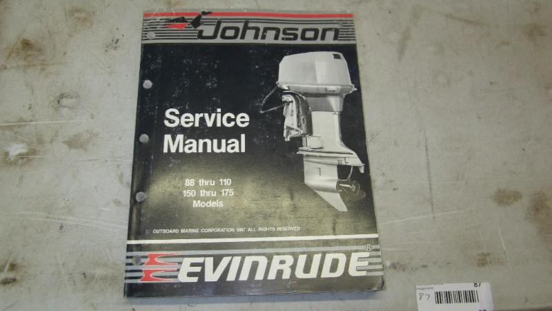 Johnson boat motor repair manual...