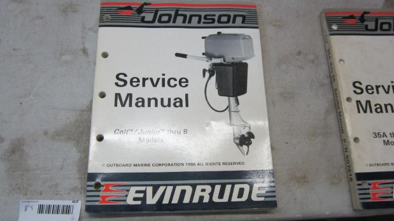 Johnson boat motor repair manual...